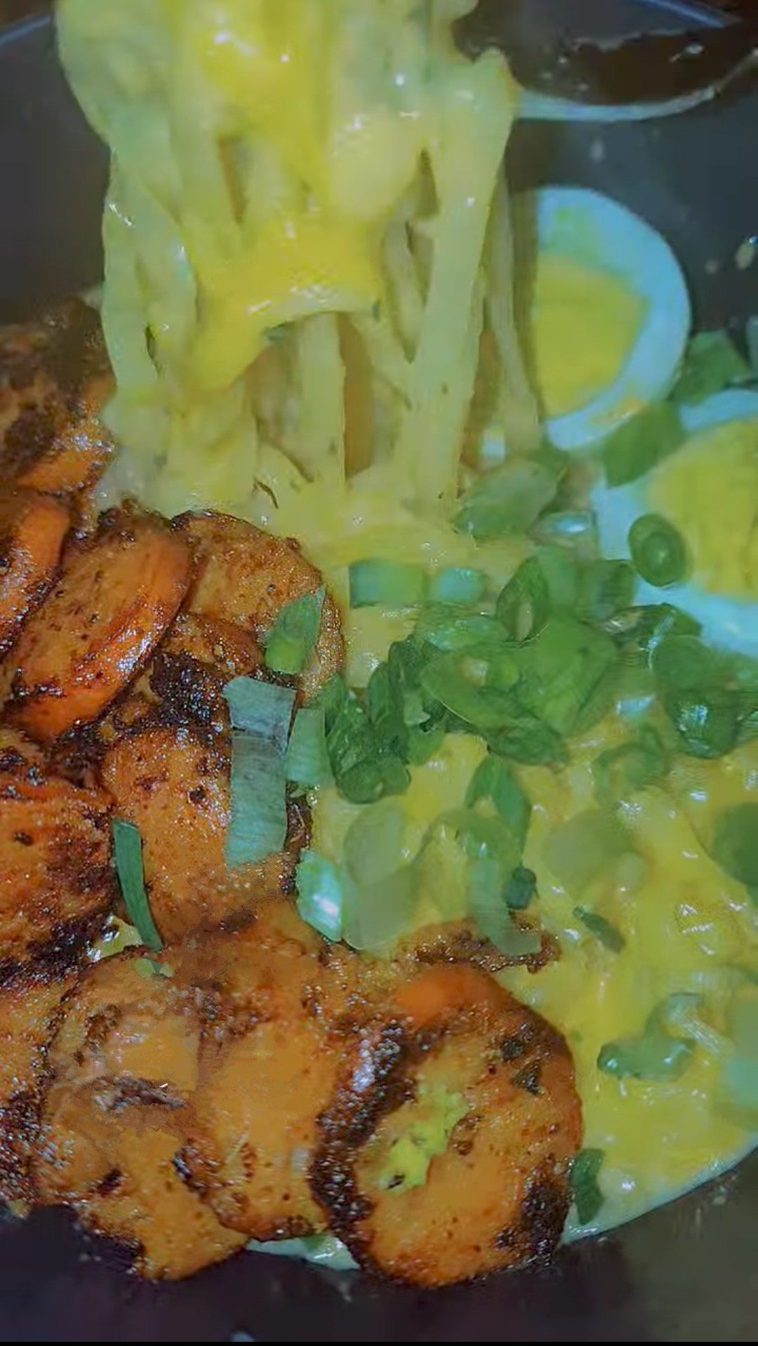 LOADED BULDAK CARBONARA SPICY RAMEN BOWL